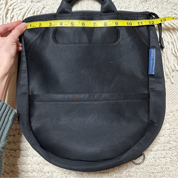 YOSHIKI HISHINUMA vintage black neoprene scuba zippered handbag - Picture 12 of 15